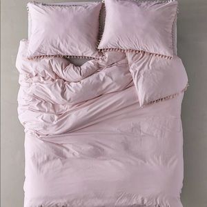 Washed Cotton Tassel Duvet Cover Urban Outfitters Home